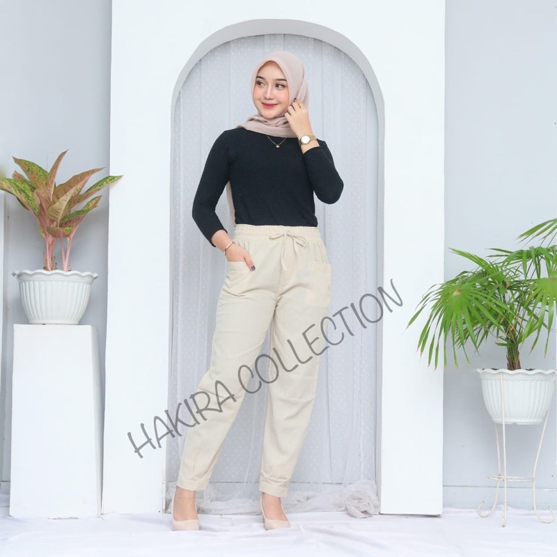 HAKIRA PANTS PANJANG KRINKEL TERLARIS