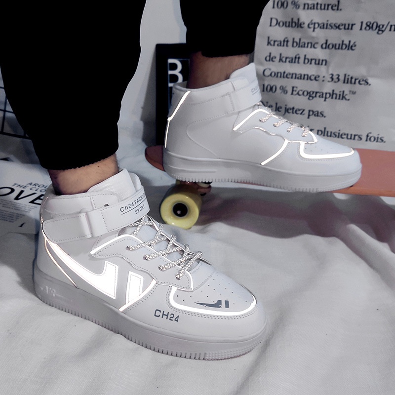 TBIG [COD] Sepatu Sneakers Pria CH24BOOT Sepatu Import Pria Sekolah Kuliah Kerja
