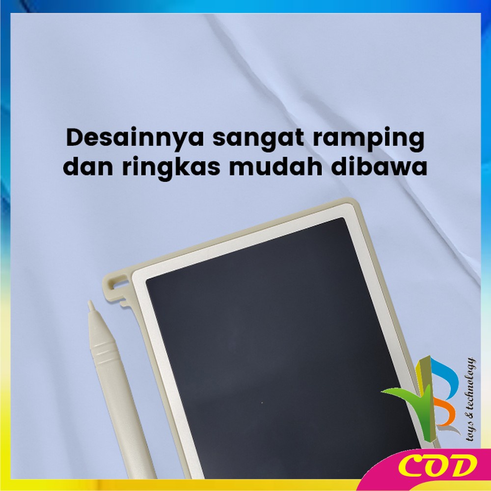 RB-M298 LCD Writing Tablet 8.5inch Mainan Papan Tulis Hapus Board Tab Alat tulis Papan Pen Gambar Lukisan Edukasi Anak