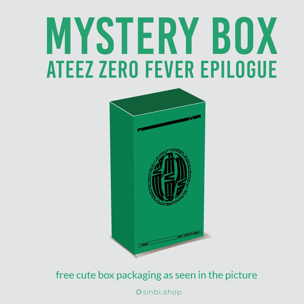 MYSTERY BOX ATEEZ ZERO FEVER EPILOGUE