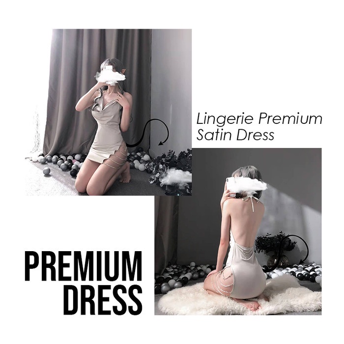 CJSW-E001 TINO TINO Sexy Lingerie dress baju sexy wanita bahan satin premium/ Lingerie satin sexy night dress / Sexy night gown