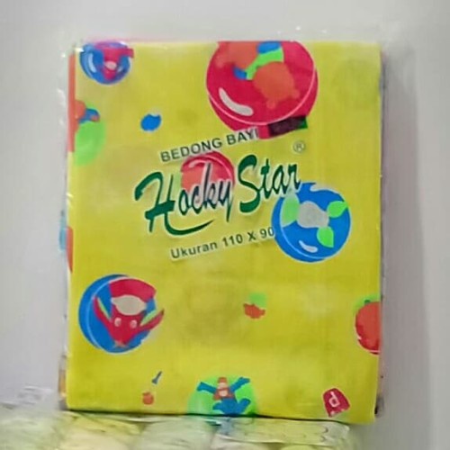 Bedong bayi hocky star isi 6pcs