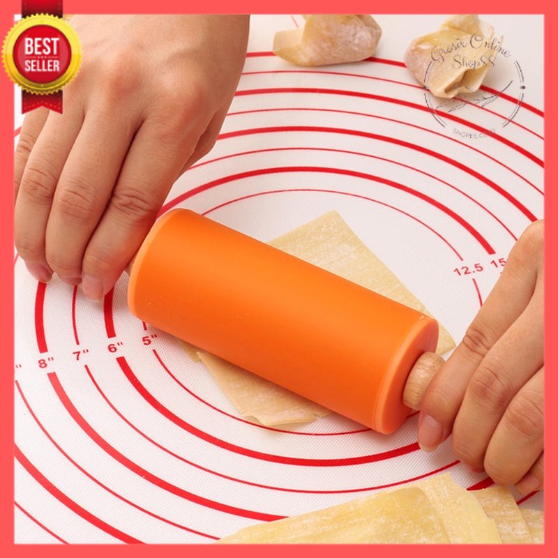 GOS - H314 - Rolling Pin Silicone - Penggilas Adonan Kue - Penggiling Adonan Silikon