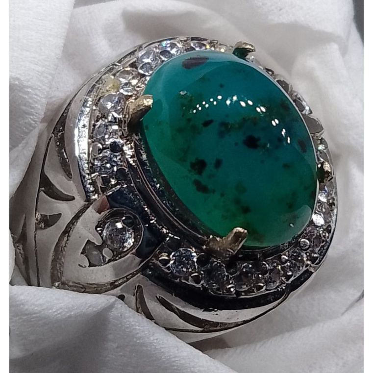 CINCIN BATU BACAN DOKO KRISTAL ASLI 100% ORIGINAL STONE