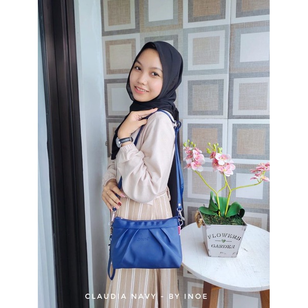 Claudia Inoe Tas Slempang Anti Air, Sling bag Wanita Waterprof