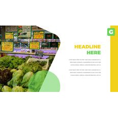 40 Grocery G-Slides Template PPTX