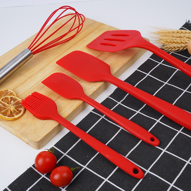 Sutil Spatula Set Silikon Spatula Silicon 5 Set minyak pengocok telur sekop