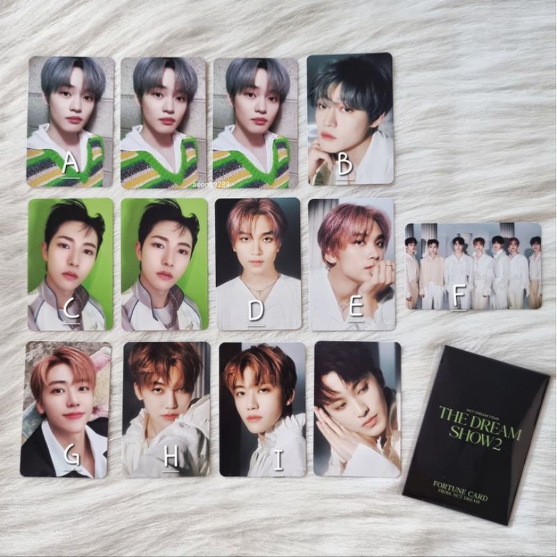 NCT Dream TDS 2 Fortune scratch set Chenle Jaemin Renjun Haechan