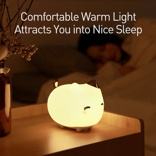 BASEUS Lampu Tidur Cute Lamp Series Silicone Night Light - DGAM