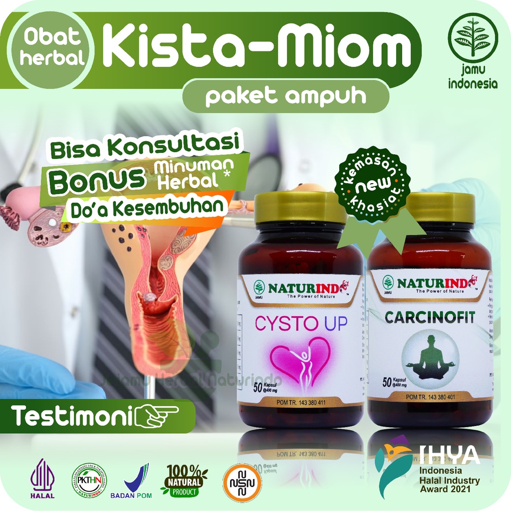 Obat Kista Miom Mioma Myoma Tanpa Operasi Tanpa BKO Penghancur Kista Ovarium Bartholin Obat Pcos Gan