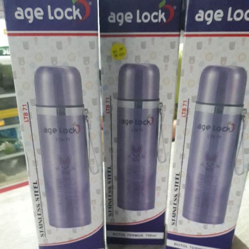 Thermos LED Stainless Steel AGE LOCK - Vacuum Temperature Termos 750 ml/ Termos TAHAN AIR PANAS