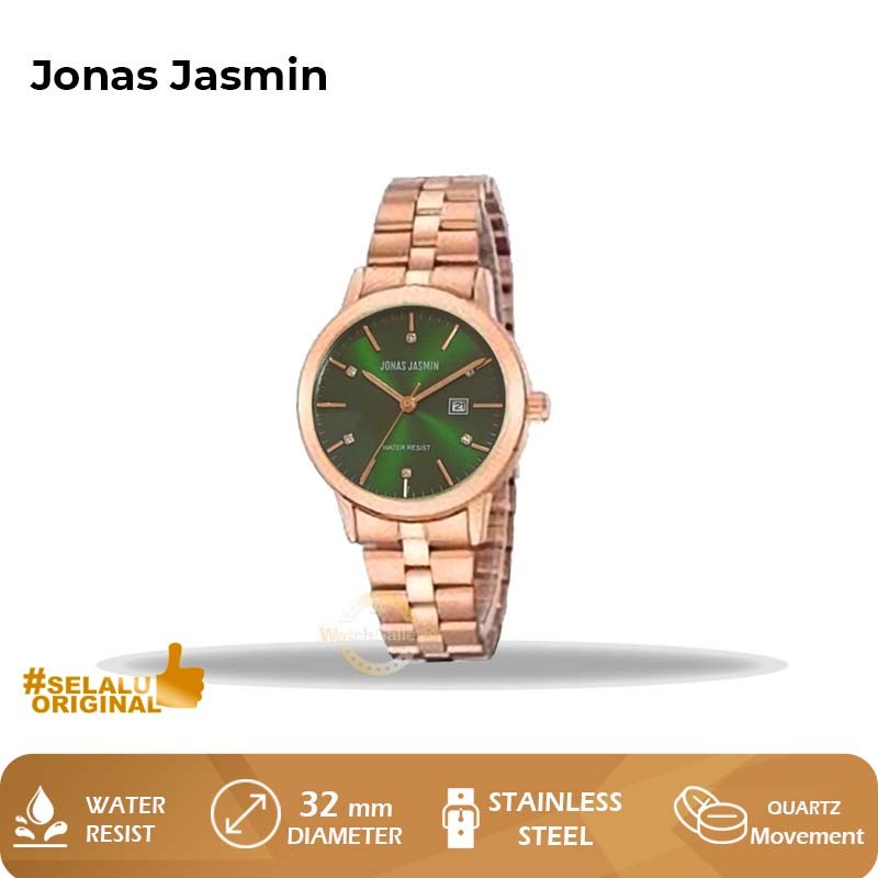 JAM TANGAN WANITA Jonas Jasmin 2206 JJ-2206L RG-6 Original Murah