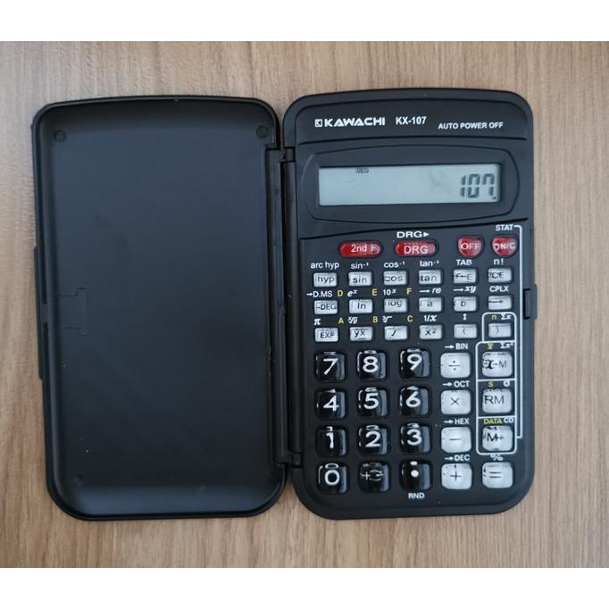 

Kawachi Kalkulator / Calculator Elektronik Scientific Kx-107 / Saku