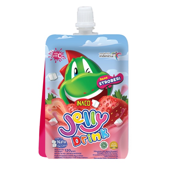 Jual Inaco Jelly Drink Strawberry 1 bag ( isi 5 pcs ) Shopee Indonesia