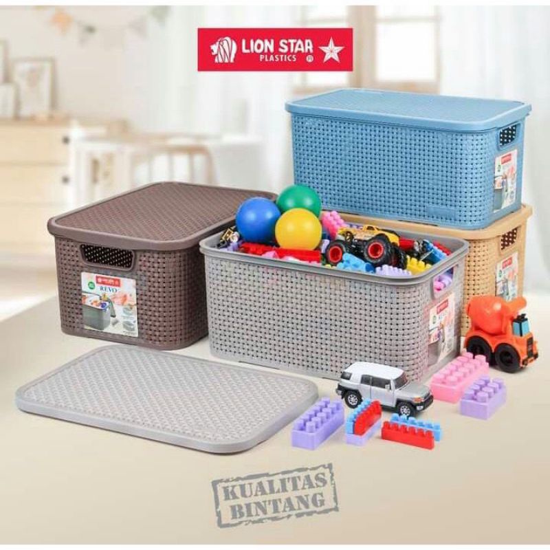 Lion Star Tempat Penyimpanan Storage Box Revo 10Liter