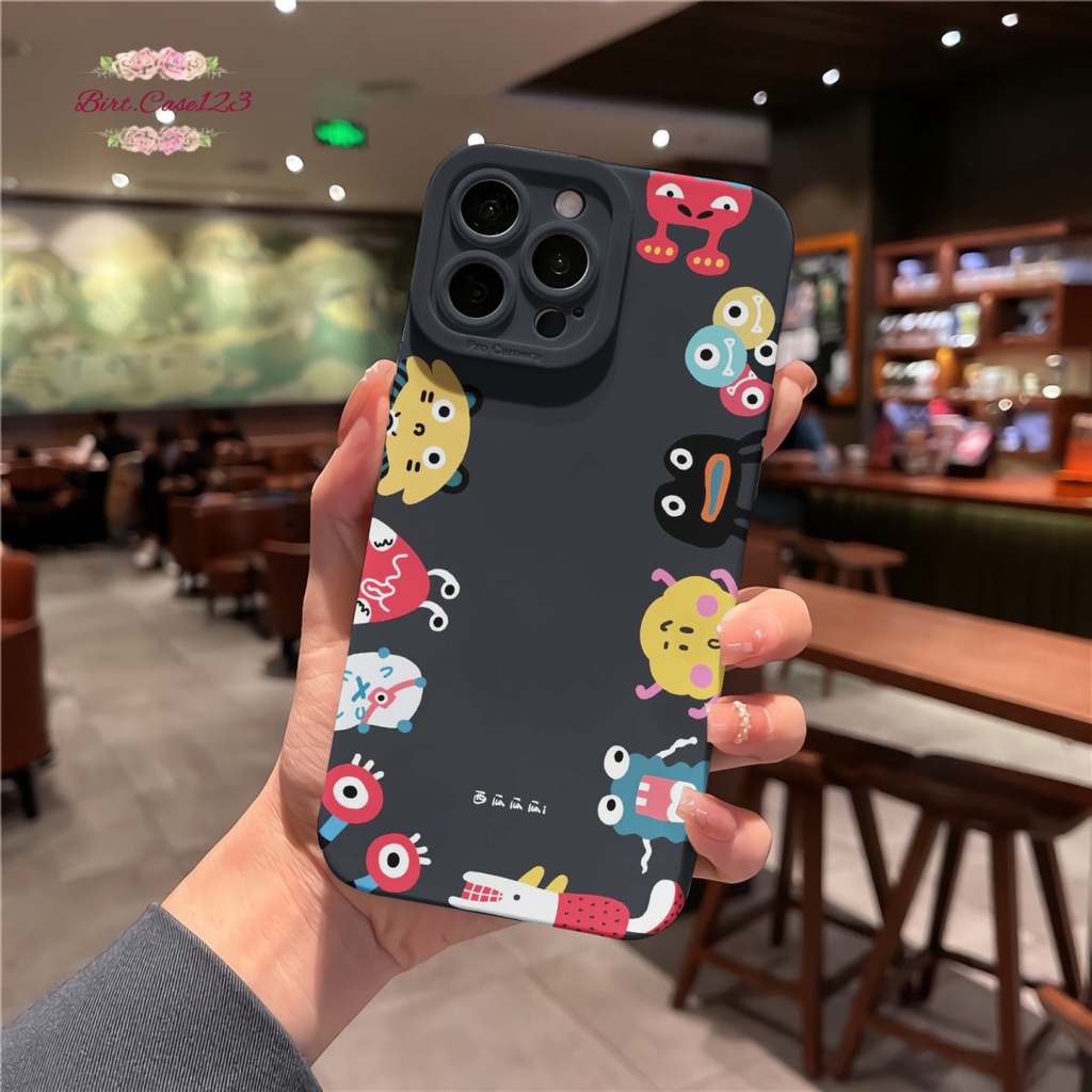 CUSTOM CASE SOFTCASE SILIKON PROCAMERA MONSTER CUSTOM OPPO REALME VIVO XIAOMI SAMSUNG INFINIX IPHONE FOR ALL TYPE BC6912