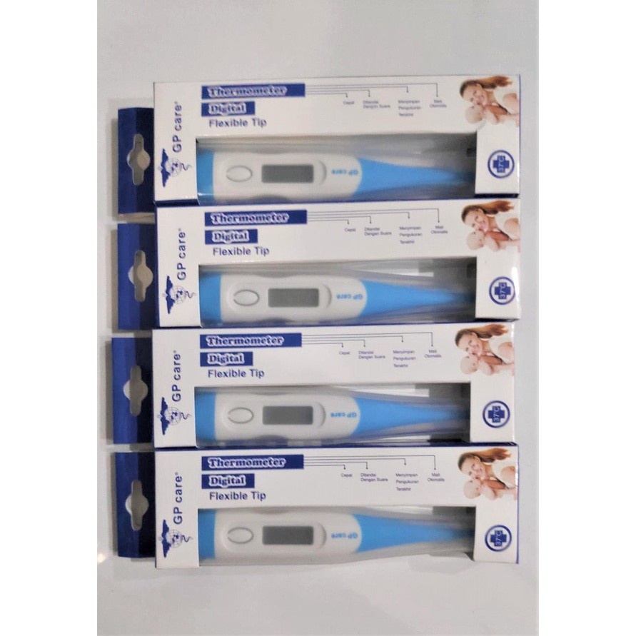 Thermometer Digital Flexible Tip GP Care Thermometer Otomatis Alat Pengukur Suhu Tubuh