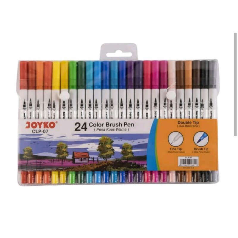 

Color Brush Pen Warna Joyko CLP-07 24 Warna