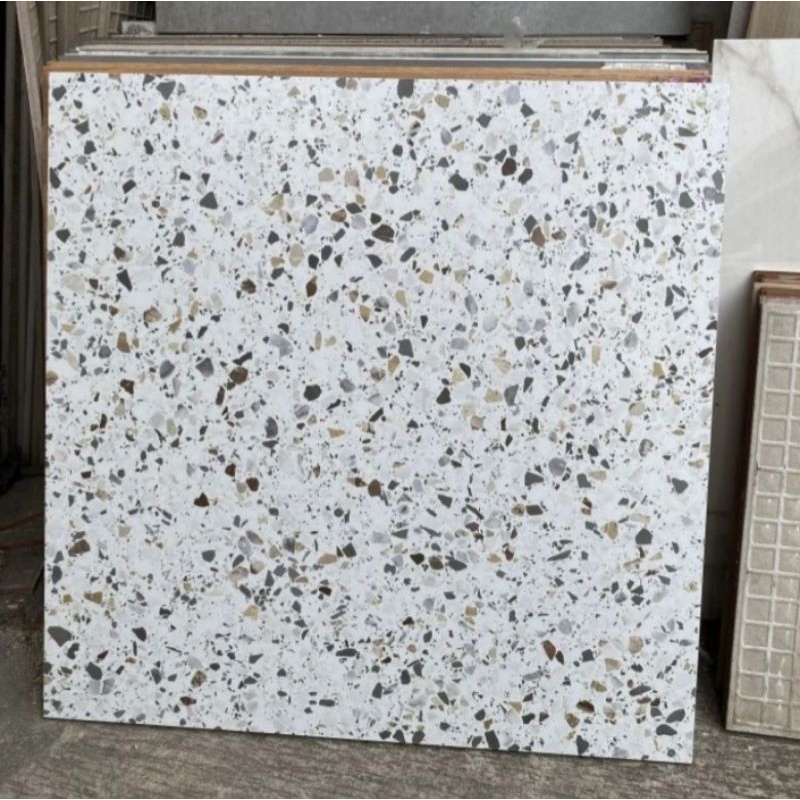 Granite INFINITI Terrazo VENICE WHITE 60X60 MATT 1.44m2 VENICE WHITE MATT INFINITI VENICE WHITE MATT GRANITE MOTIF TERRAZO