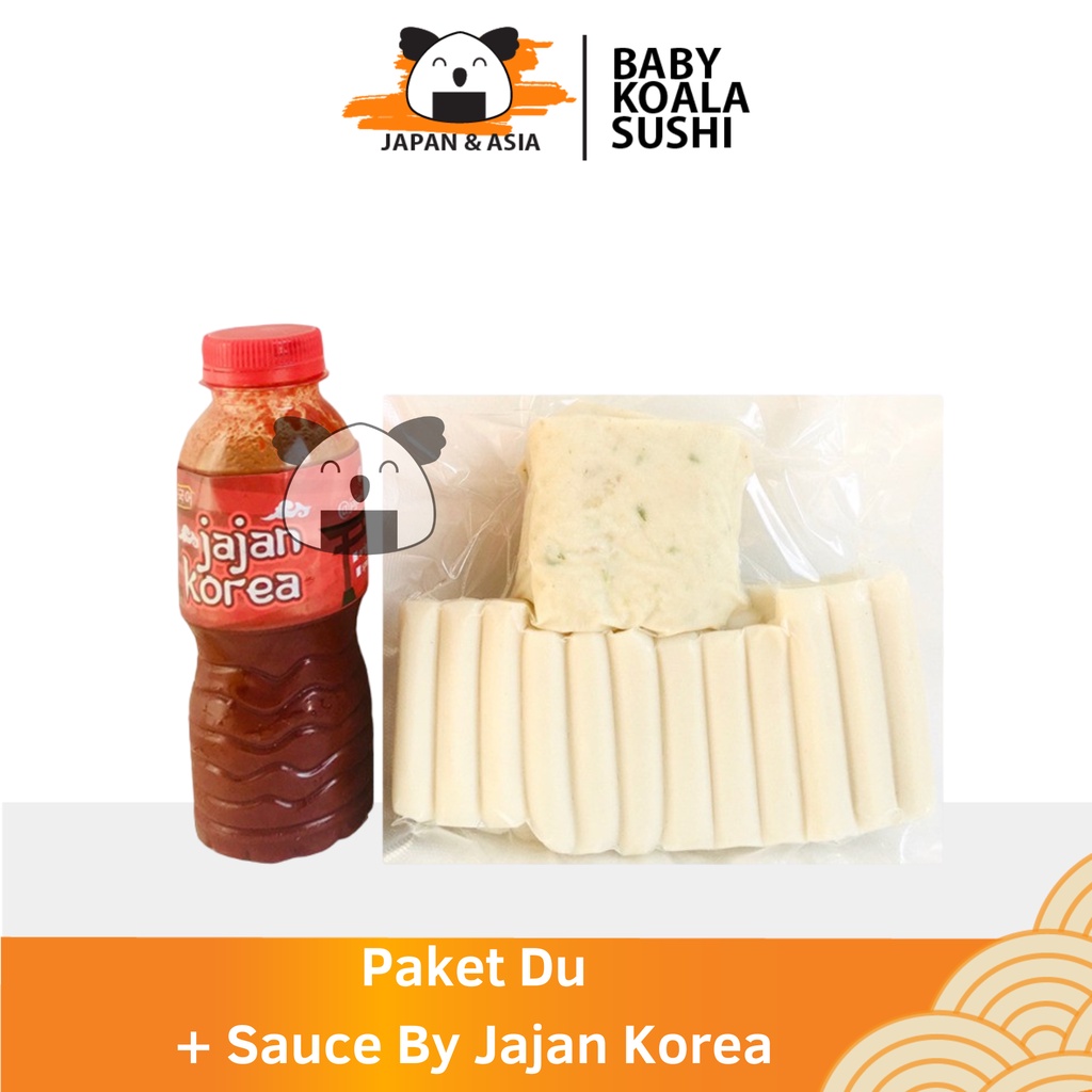 PAKET DU 600 g Halal | Toppoki, Odeng &amp; Saus