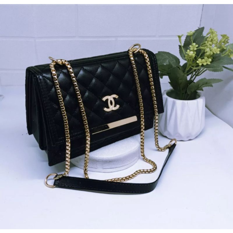 Tas slempang wanita chenel bordir / Handbag //tas bahu fashion kyomi cod