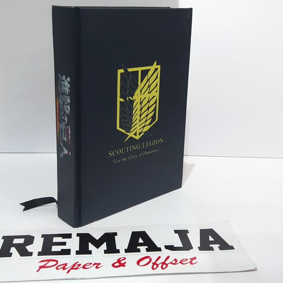 

ヾ Pocket Book /Note Book Hard Cover Anime Shingeki no Kyojin Scouting Legion Hardcover A6 & A5 / Buku Tulis Catatan ㍾