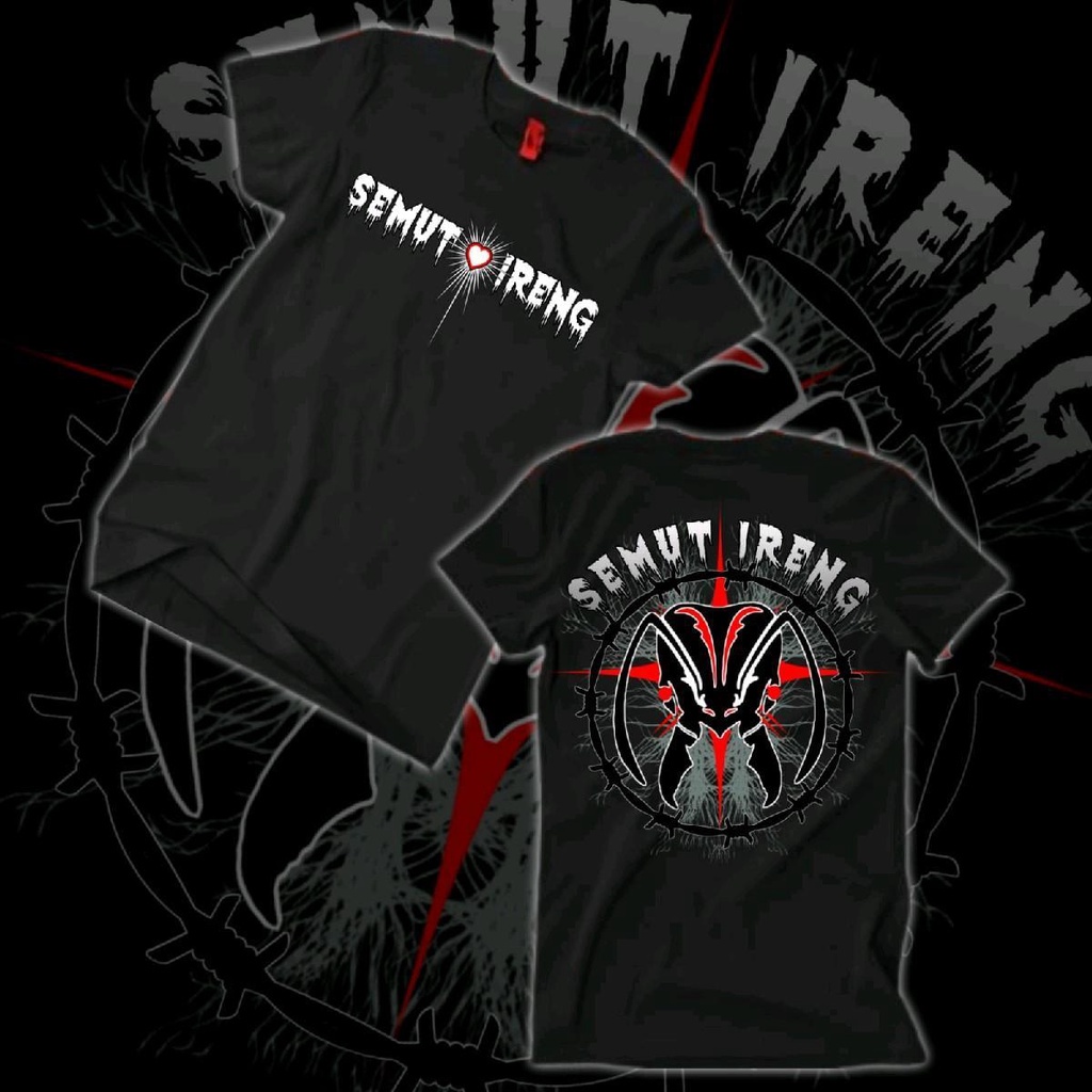 KAOS PSHT SEMUT IRENG DESAIN  DISTRO TERBARU 1BAHAN PREMIUM COMBED KUALITAS TERBAIK BISA COD