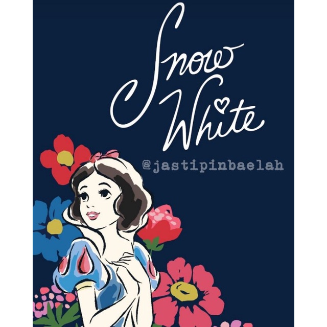 [PELUNASAN] Ittaherl X Disney Princess Snow White Vol.2 : Heigh Ho Mules Slipon Maxi Pointy Naval