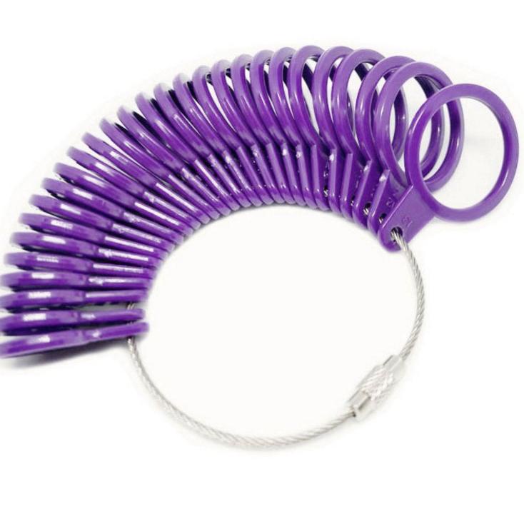 Grosir Terupdate Ring Sizer Alat Ukur Jari Cincin Pria Wanita Finger USA US Size 989