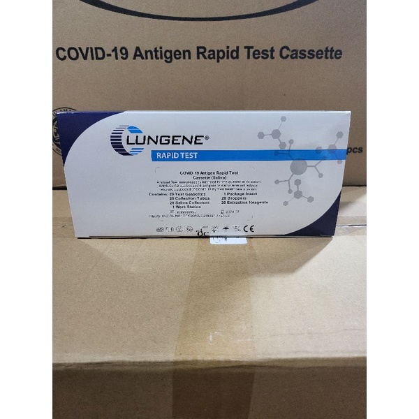 Lungene Saliva Antigen Metode Air liur isi 20 Pcs Original