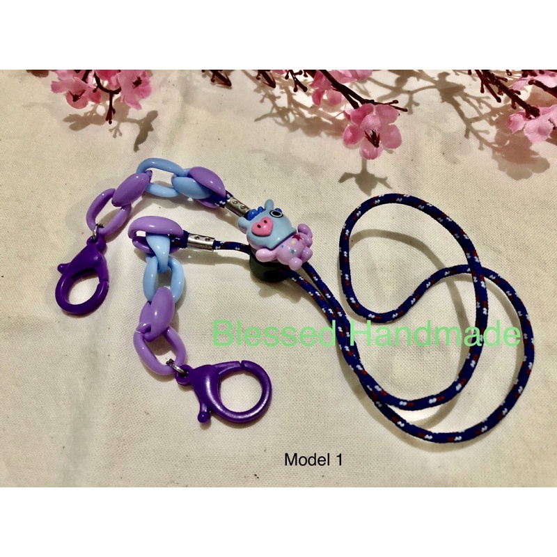 Konektor masker hijab anak BTS Mang