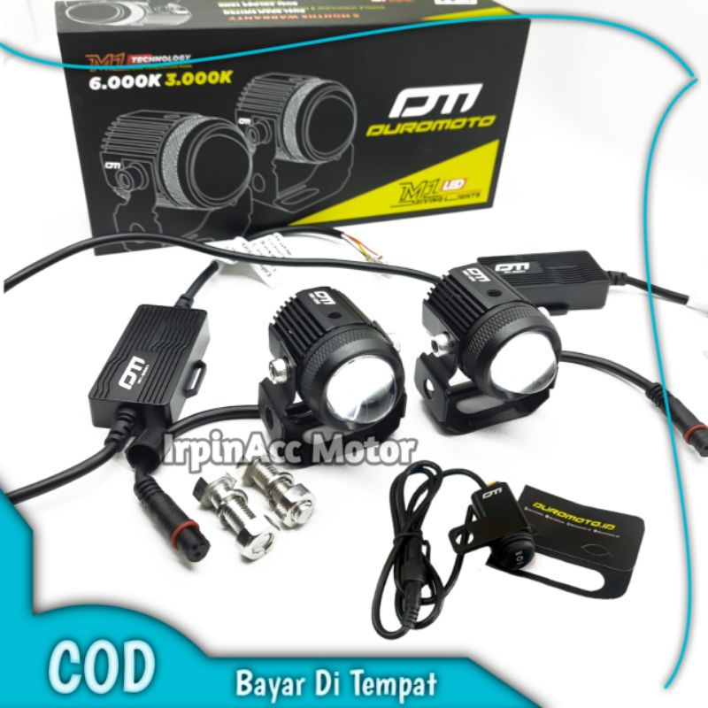 Moto led Dubel premium lampu foglam  Moto led DuroMoto M1  D2 motoled Daubel Premium