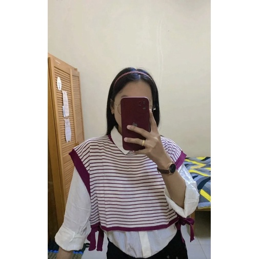 YURA VEST TALI SAMPING/BLOUSE WANITA SALUR PREMIUM