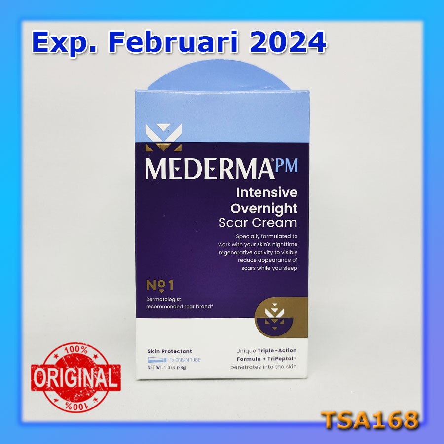 Mederma PM Intensive Overnight Scar Cream Skin Protection 1.0 Oz 28 g