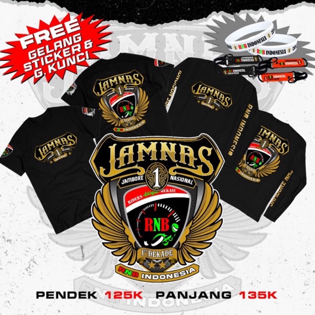 Kaos orginal Jamnas RNB Indonesia dan satu dekade RNB pusat