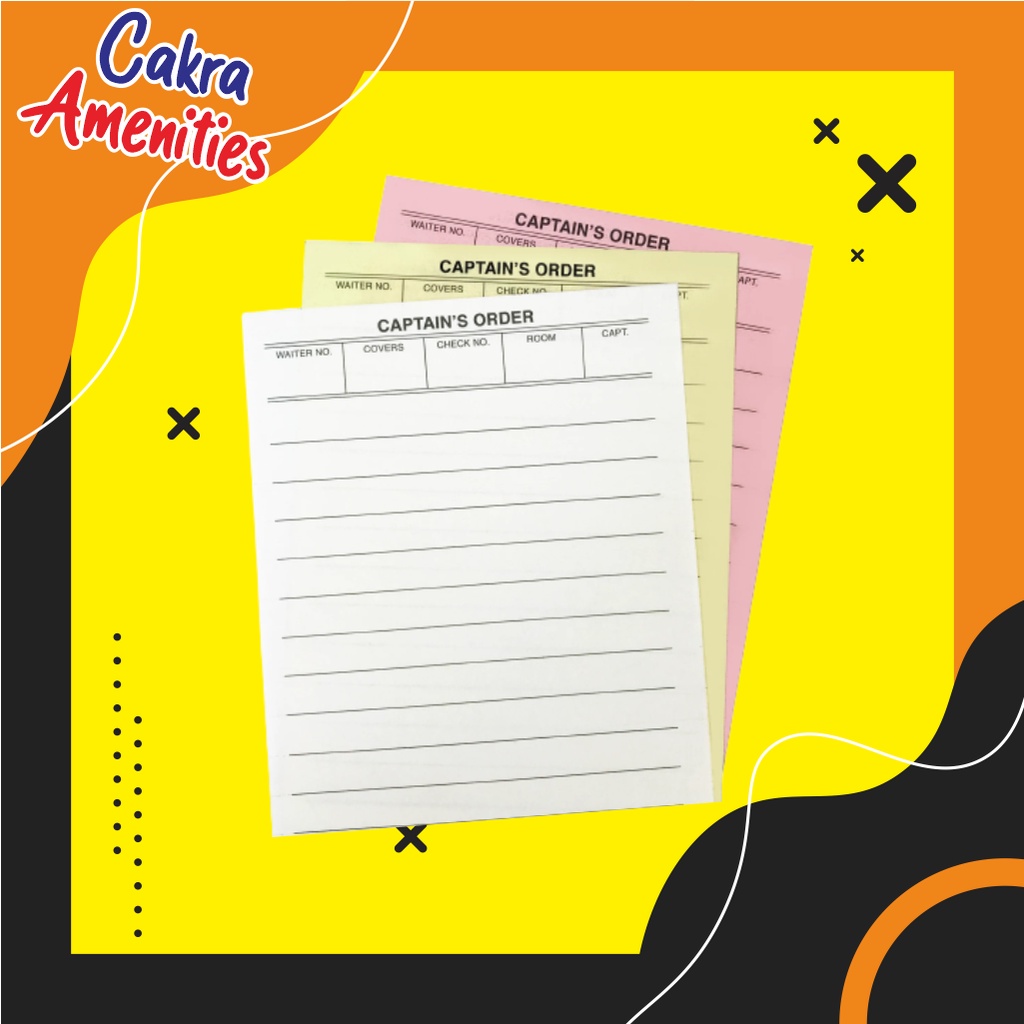 

Captain Order Custom Design Hotel Amenities Convention Home Stay Penginapan