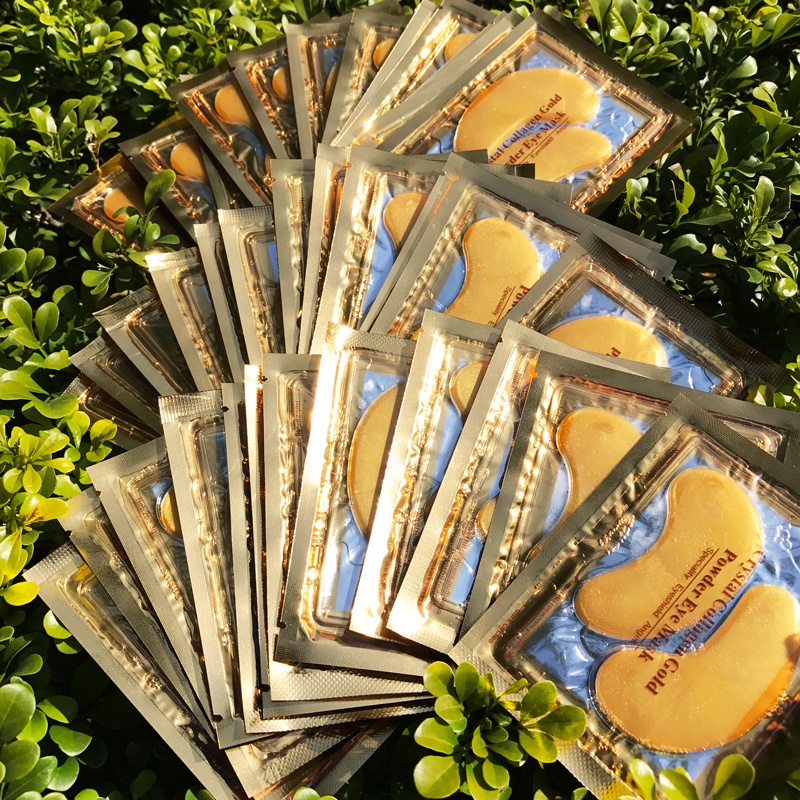 24K Eye Mask Collagen Eye Patch Masker Mata Gel Bawah Mata Perawatan Pereda Kelelahan