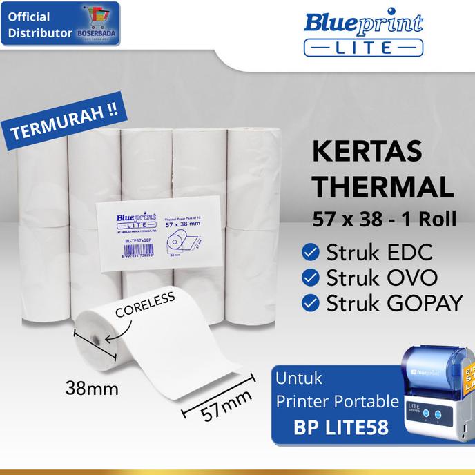 

BLUEPRINT LITE - KERTAS STRUK THERMAL PAPER 57X38 MM