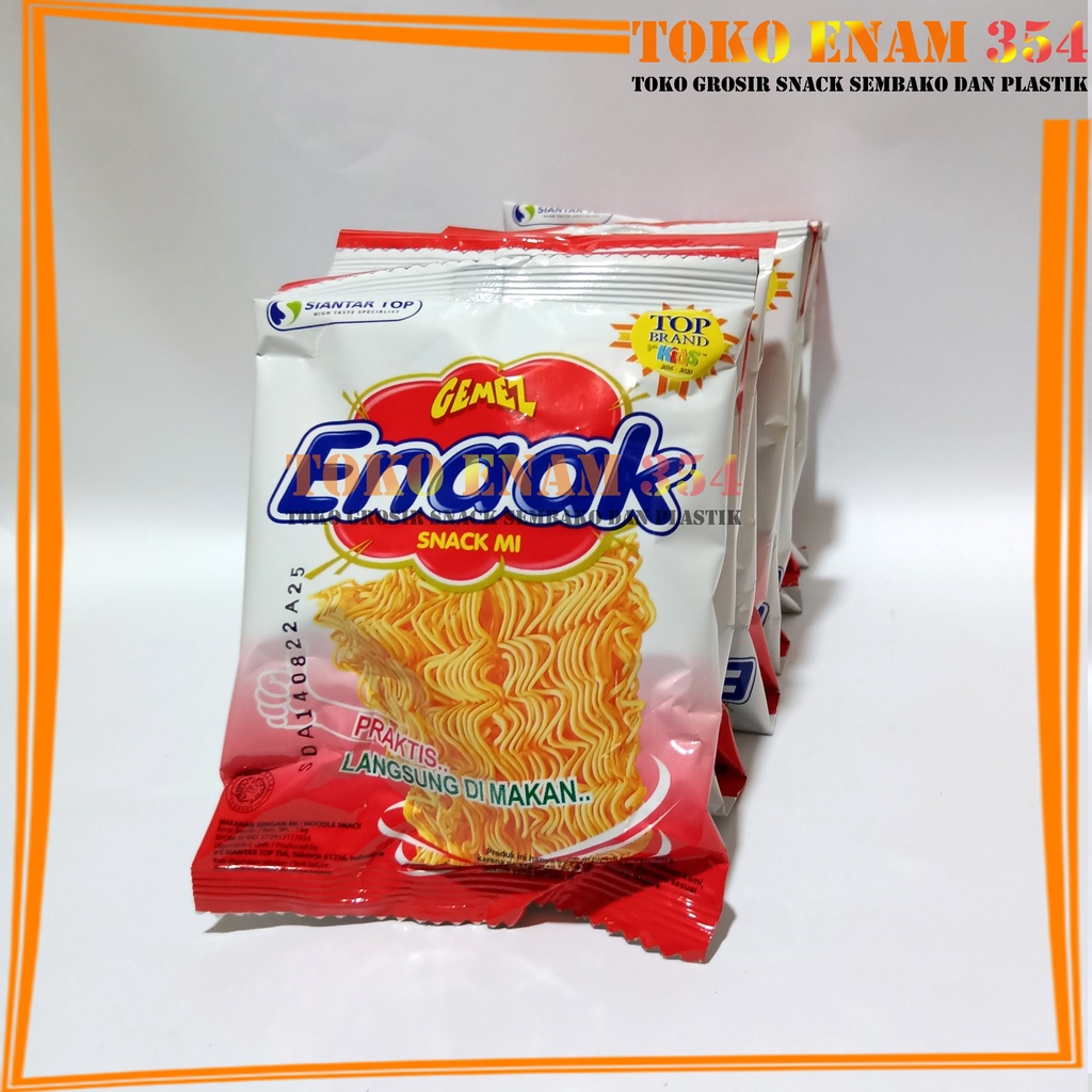 

Snack mi Gemez Enaak renceng isi 10 pcs x 17 gram