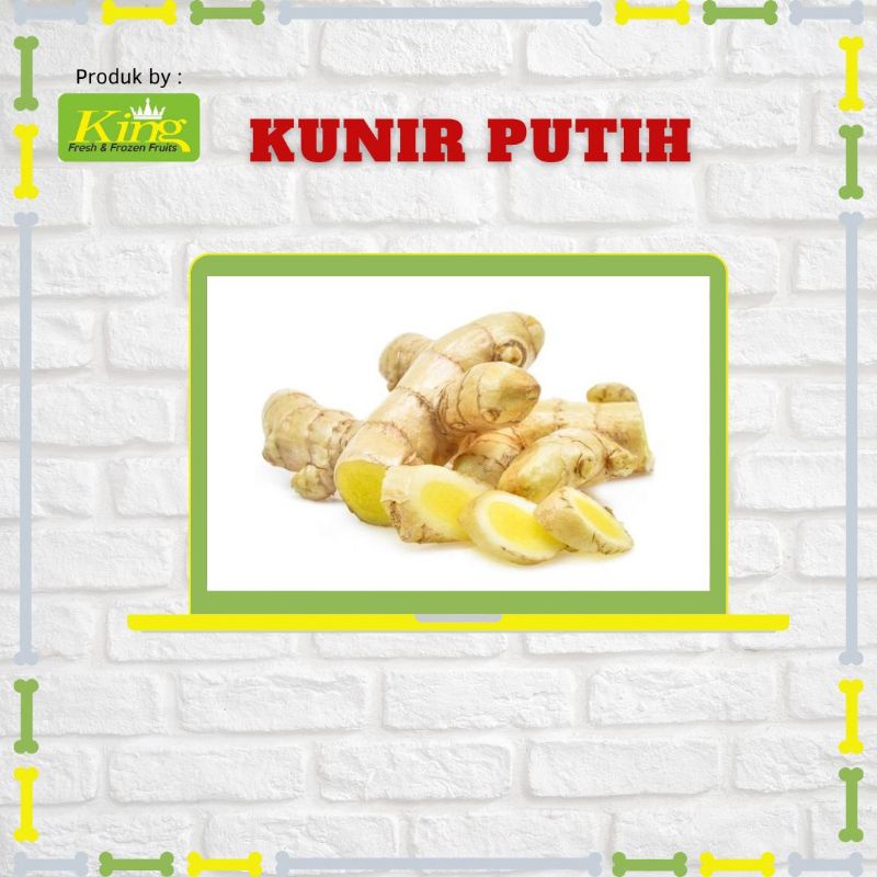

Kunir putih 500gr, rempah kunir putih, kunir putih segar