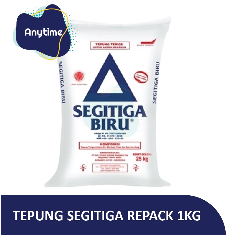 

TEPUNG SEGITIGA BIRU REPACK 1 KG