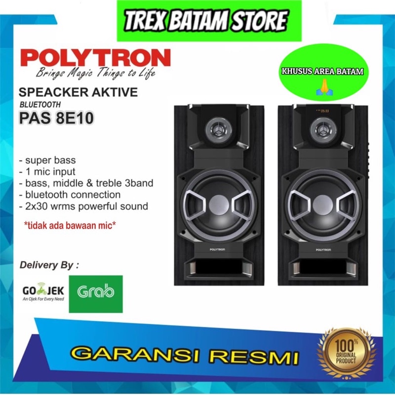 POLYTRON PAS 8E10 SPEAKER AKTIF (BATAM)
