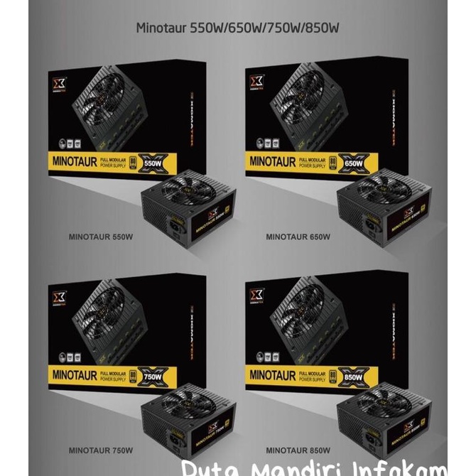 Xigmatek Minotaur 650W - 650Watt 80+ Plus Gold Fully Modular ATX PSU