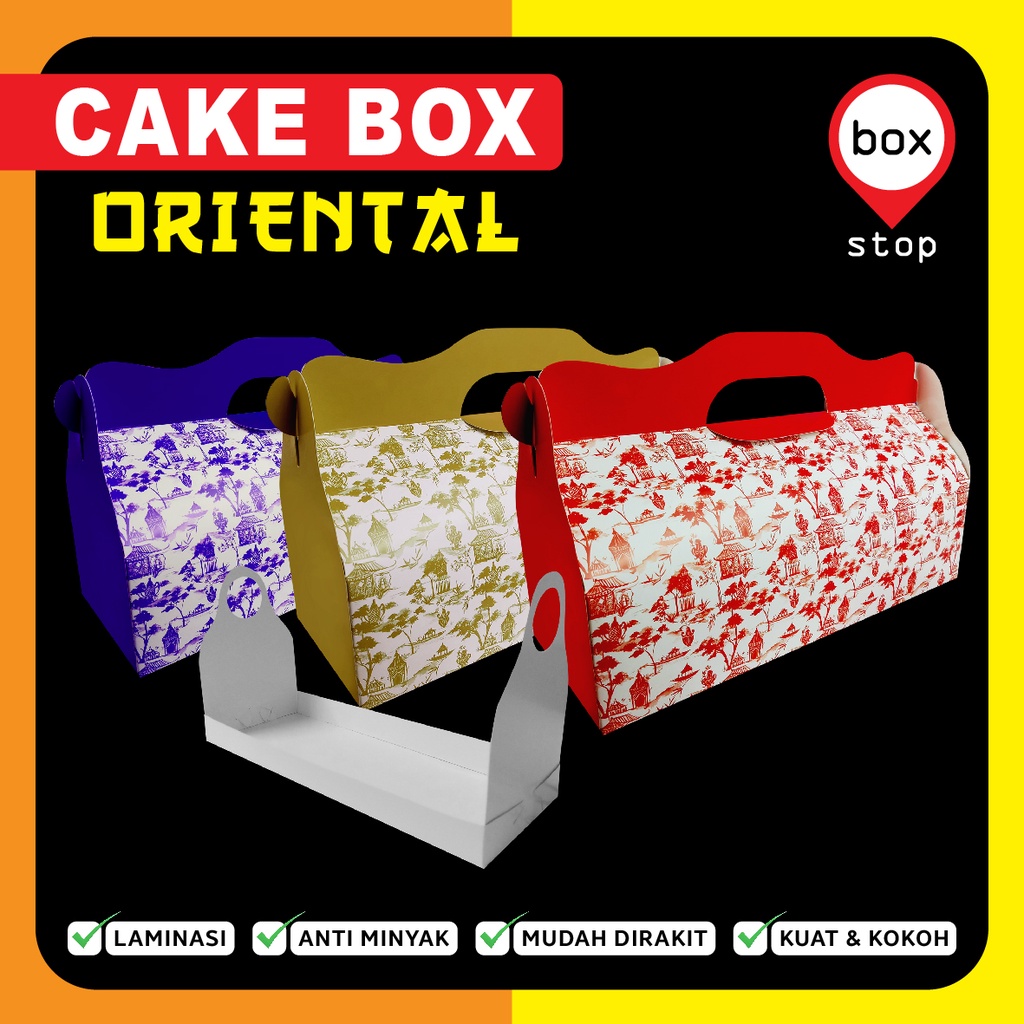 

Box Kotak Dus Kue CHINESE MANDARIN ORIENTAL jinjing - 27,5x10x18cm (min 10 pcs)