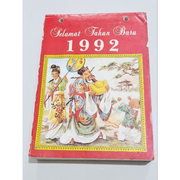 

Kalender Lawas 1992