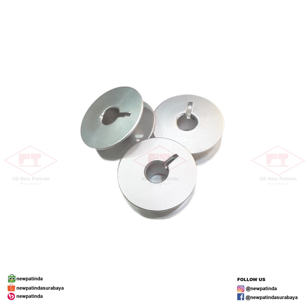 9033 Sepul Besi Metal Bobbin Mesin Jahit PFAFF