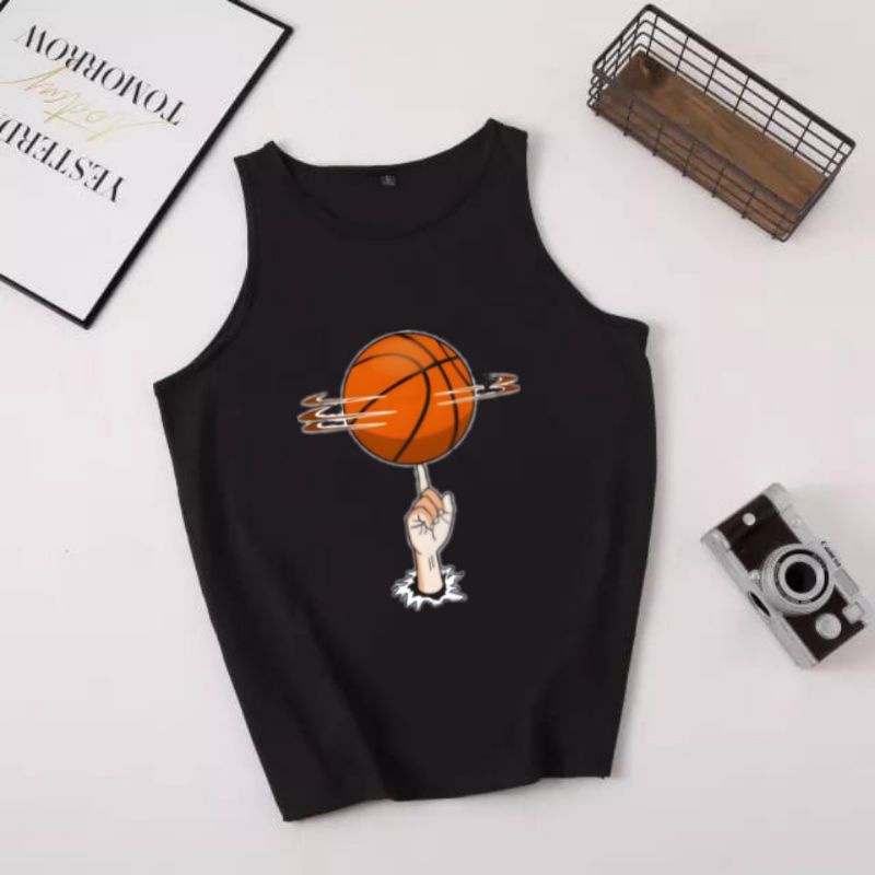 Singlet Anak Laki Laki Perempuan Untuk Anak Usia 2 sampai 10 Tahun Unisex Basket Freestyle Kaos Anak Tanktop Anak Baju Anak laki