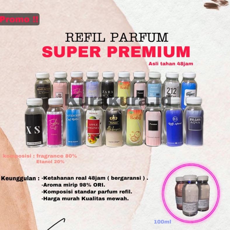Limited - Refil Parfum Thailand Super Premium 100Ml Isi Ulang Minyak Wangi Tahan Lama Refil Parfume 