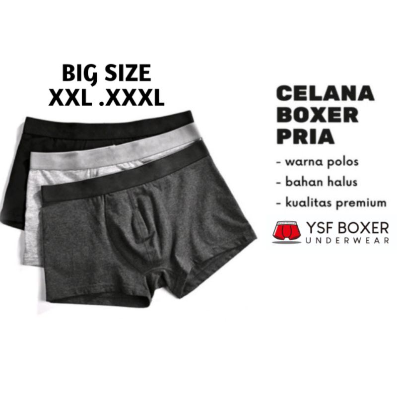 CD Boxer Pinggang POLOS