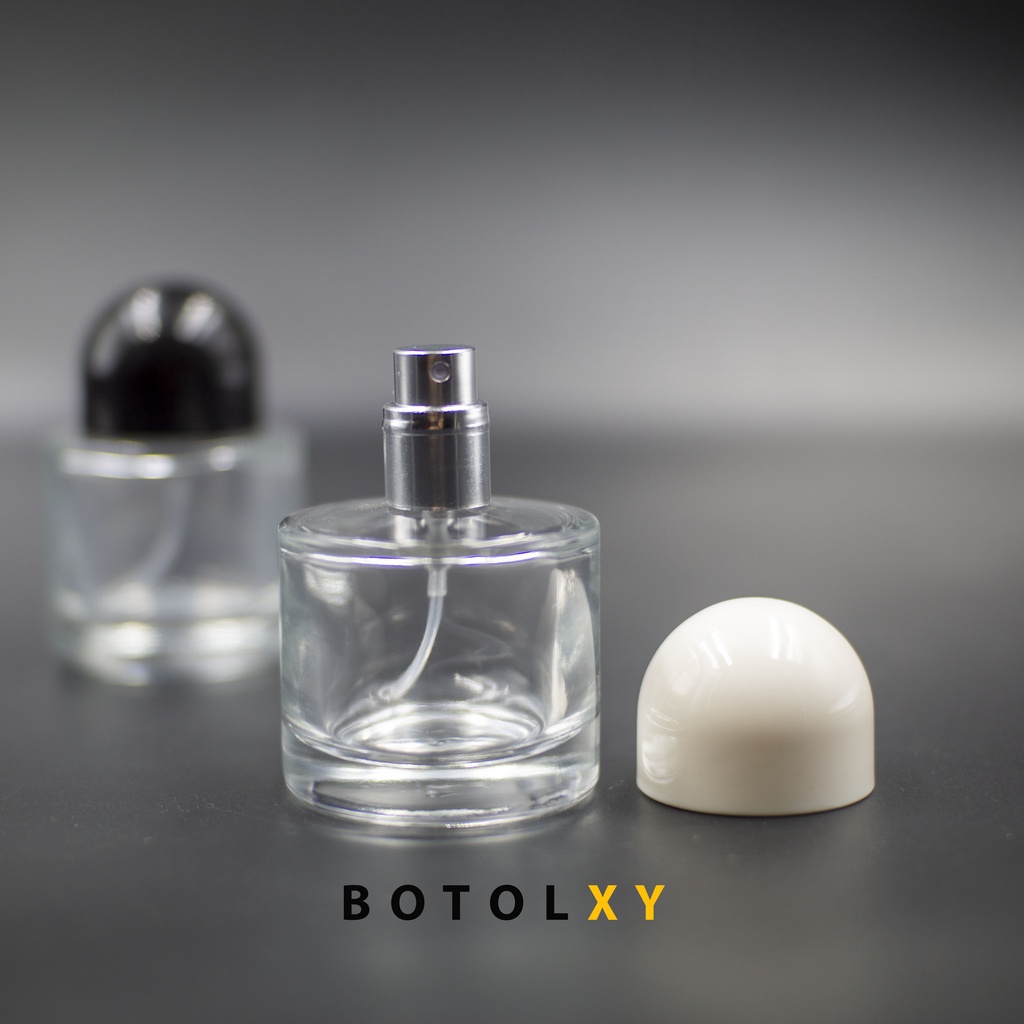 Botol Parfum 30ml Spray Kaca Tebal Refill Isi Ulang Minyak Wangi - BYR